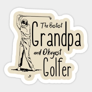 Grandpas who Golf Sticker